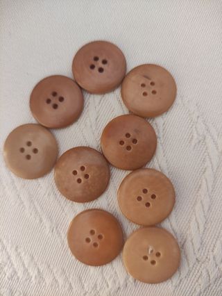 Conjunto de botones color café 1