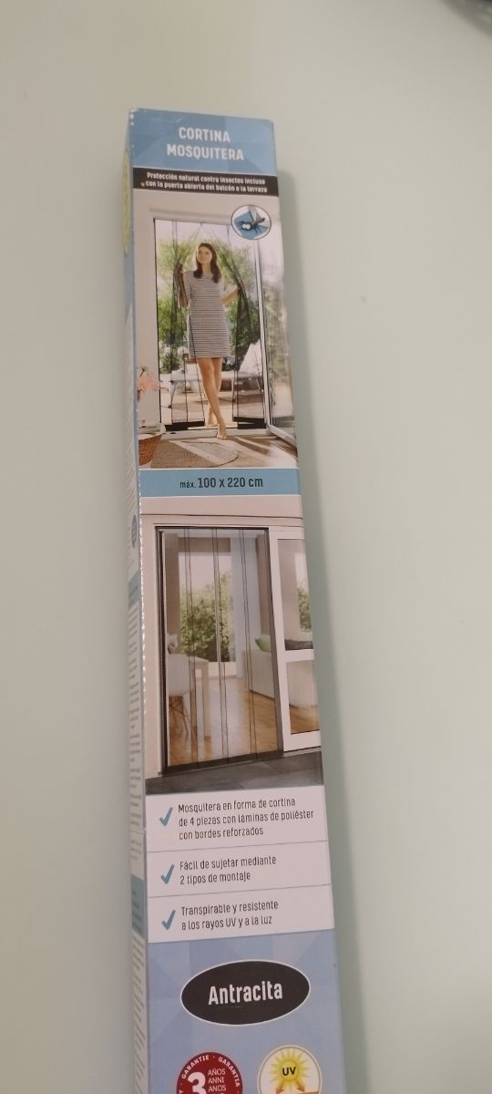 Cortina mosquitera exterior 4 hojas 100x220 com