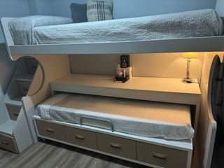 Litera / cama nido +colchones