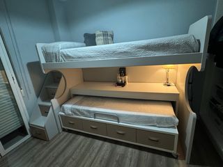 Litera / cama nido +colchones