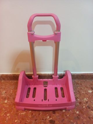 Carro porta mochilas safta azul o rosa.