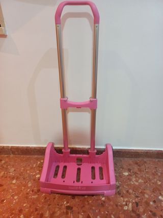 Carro porta mochilas safta azul o rosa.