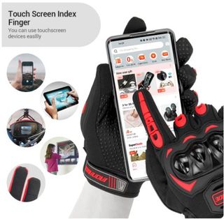 Guantes de moto táctiles