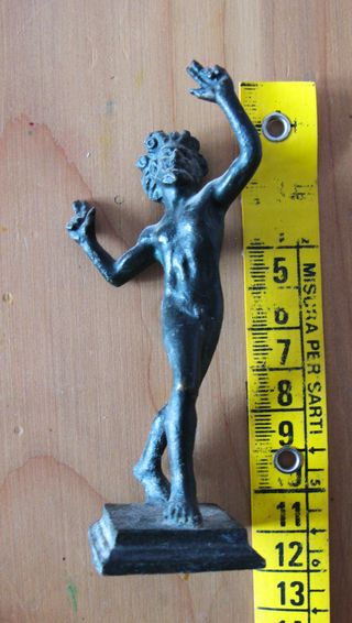 Statuetta bronzo Satiro danzante Grand Tour 800