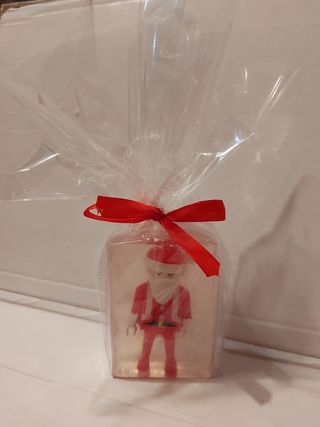 Playmobil jabones de glicerina papá noel