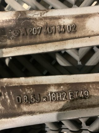 LLANTAS DE ALUMINIO AMG DE MERCEDES BENZ EN 18”