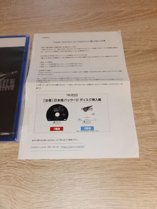 Final fantasy vii rebirth edición jap