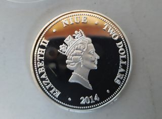 Capitán América - Moneda 1oz Plata 999 - 2$ NIUE