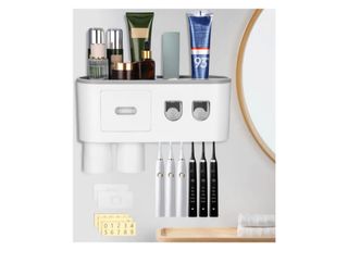 Soporte organizador cepillos de dientes