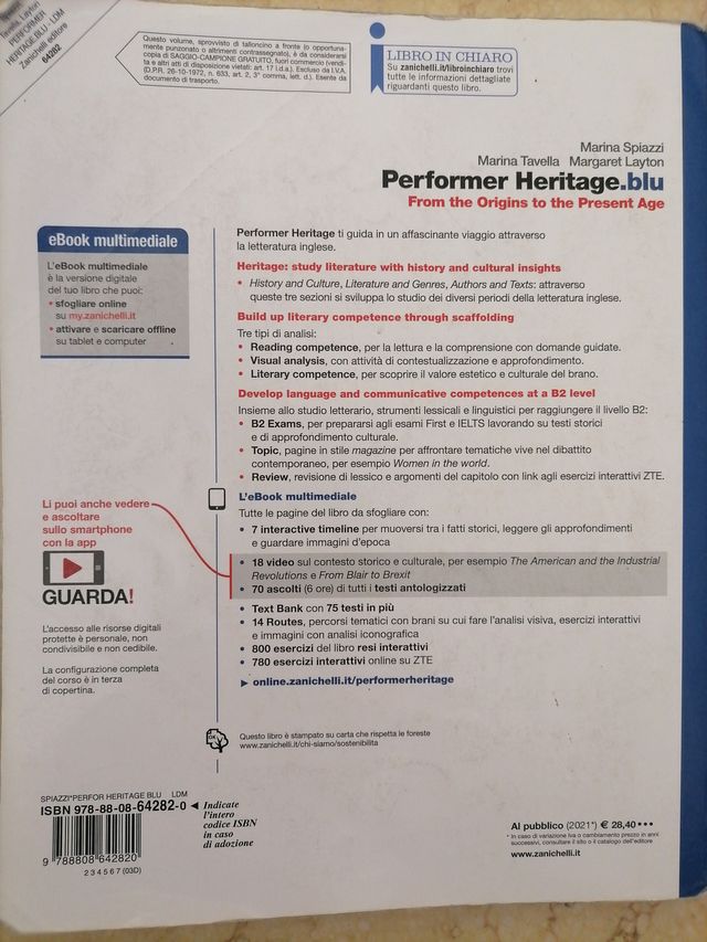 Performer Heritage. Blu. From The Origins To The P