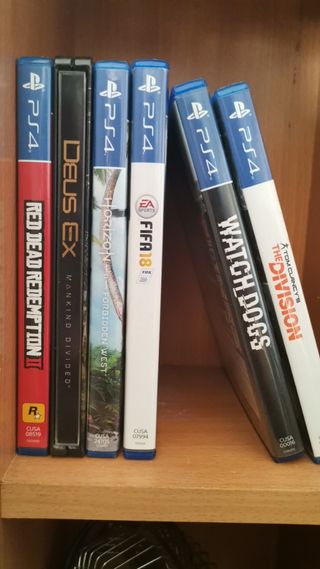 Colección de  juegos para PS4