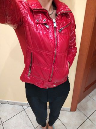 Giubbotto rosso vernice S