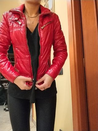 Giubbotto rosso vernice S