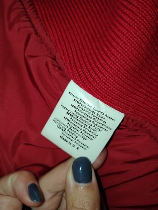 Giubbotto rosso vernice S