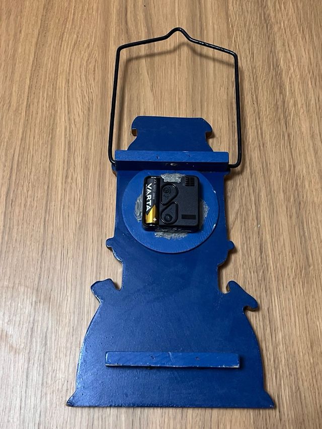 Reloj de cocina con forma de cafetera