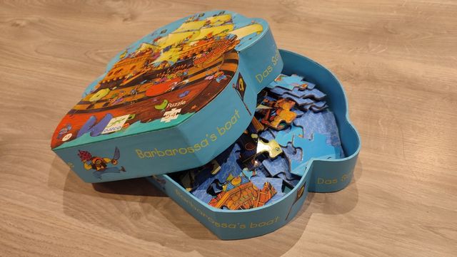 Puzzle DJECO silueta El barco pirata