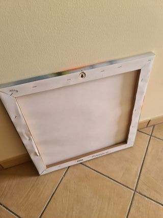 Tela Quadro Moldura Rosa IKEA Nissaryd 53x53cm