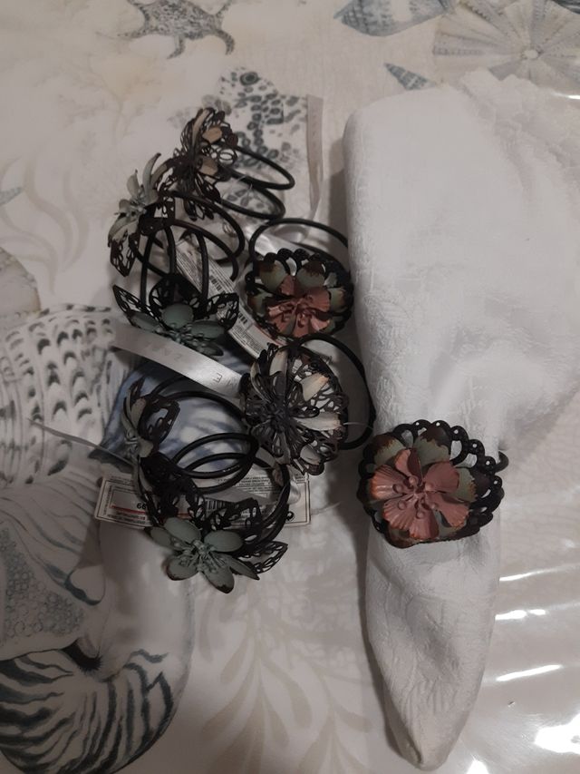 Anillos servilleteros zara Home Nuevos 4 unidades