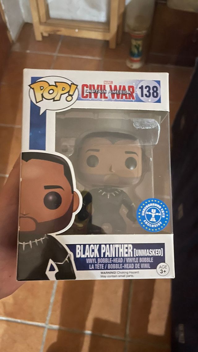 Funko Pop Civil War #138 - Black Panther Unmasked