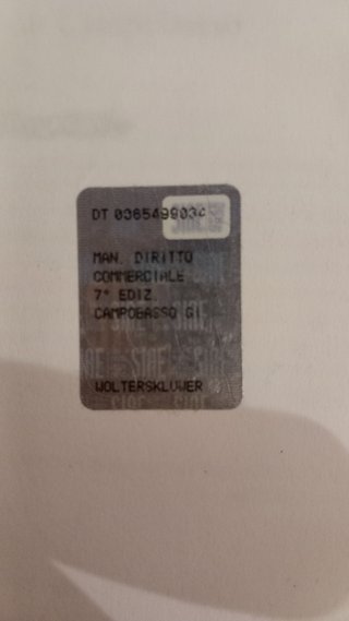 Manuale Di Diritto Commerciale