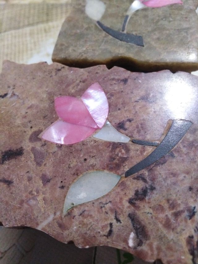 Pastillero mármol antiguo