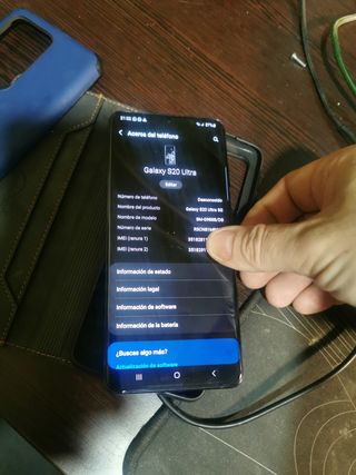samsung s20 ultra para reparar o piezas