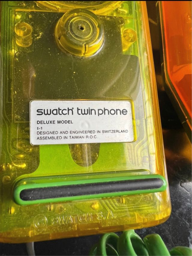 Telefono Swatch vintage Swatch Twin Phone Deluxe