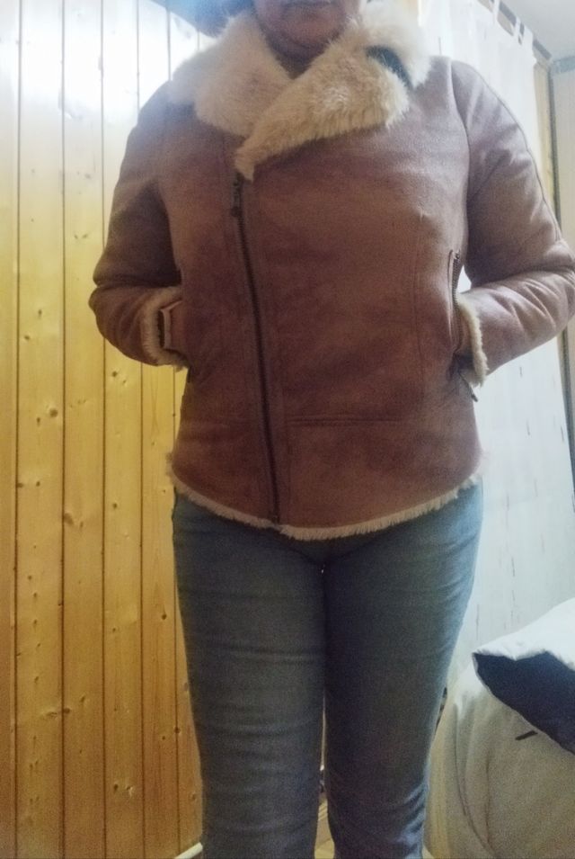 Cazadora biker antelina. Xl