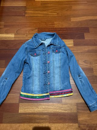 Chaqueta tejana desigual