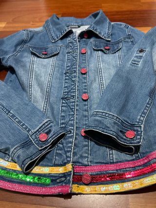 Chaqueta tejana desigual