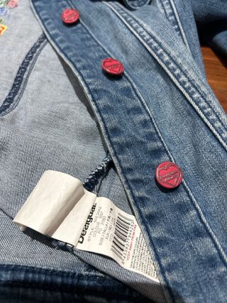 Chaqueta tejana desigual