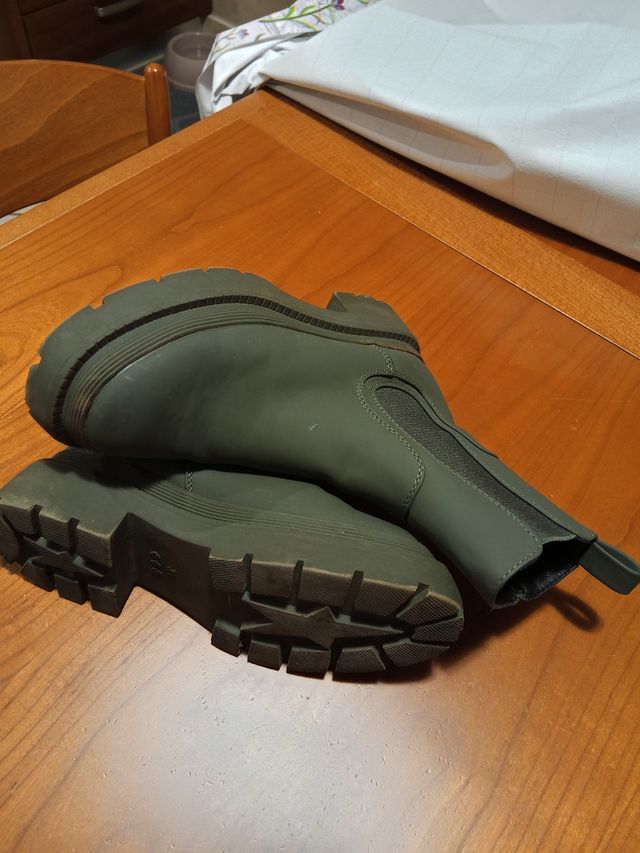 Stivali donna verde militare