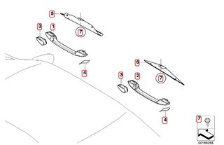 AGARRADERAS ESTRIBERAS INTERIORES 320D E46