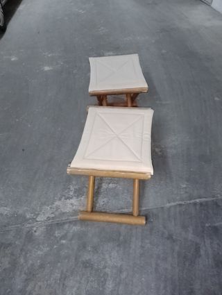 2 Garden Camping Stools