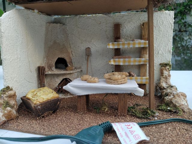 Panadería belén con luz
