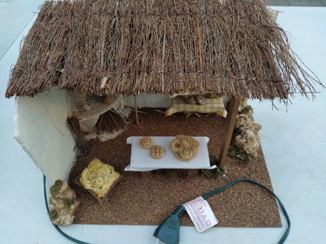 Panadería belén con luz