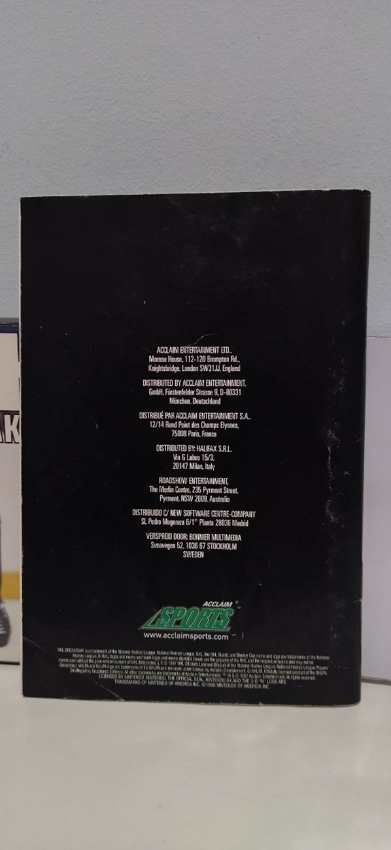 NHL Breakaway 98 Nintendo 64