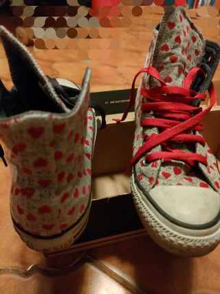 Converse All Star alte cuoricini