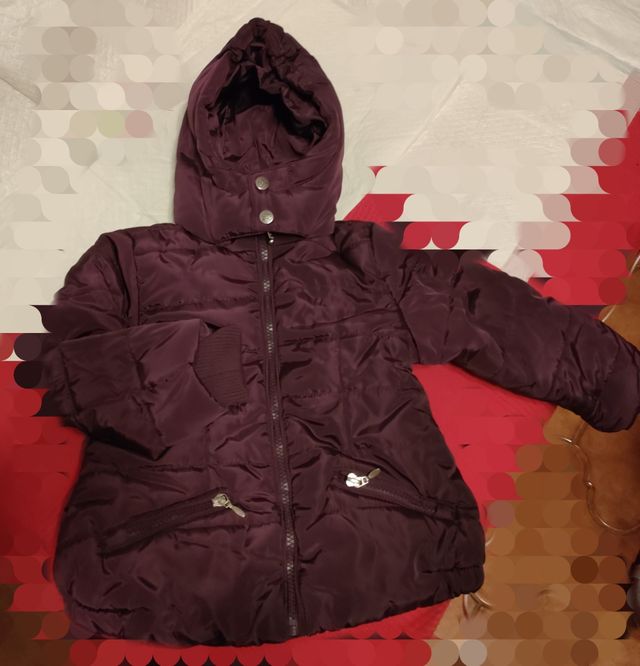 Giubbino viola bimba