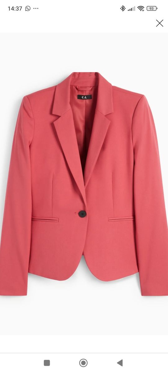 Blazer rosa oscuro