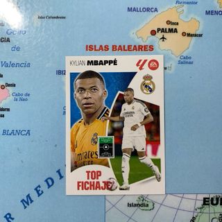 Mbappe último fichaje top 69 cromo liga este 24-25
