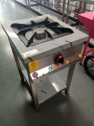 COCINA INDUSTRIAL 1 FOGON A GAS CON SOPORTE