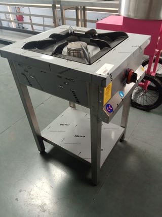 COCINA INDUSTRIAL 1 FOGON A GAS CON SOPORTE