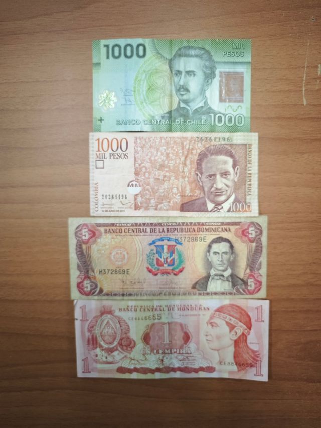 Banconote sudamericane 