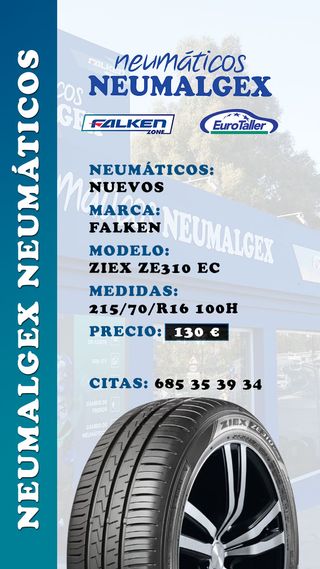NEUMÁTICOS NUEVOS FALKEN 215/70/R17 100H