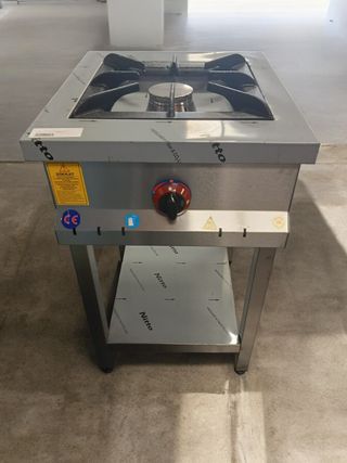 COCINA INDUSTRIAL 1 FOGON A GAS CON SOPORTE
