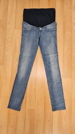 Vaquero premamá talla 38 H & M