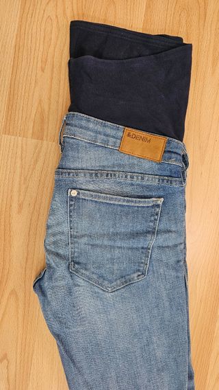 Vaquero premamá talla 38 H & M