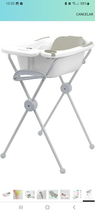 Bañera bebé con soporte olmitos