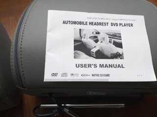 DVD Player asiento coche universal